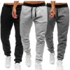 2024 New Jogger Pants Men Bodybuilding Gyms Pants Outdoor Casual Pockets Sweatpants Pants Sports Fitness Trousers S-4XL